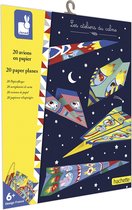 Janod - Avions en papier pliables - Kit de bricolage - 7940