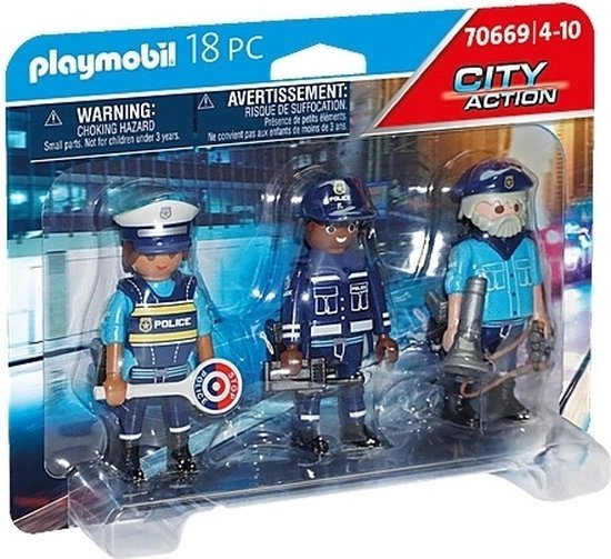 PLAYMOBIL City Action Figurenset politie 70669
