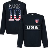 Verenigde Staten Team Pulisic 10 (Independence Day) Sweater - Navy - M