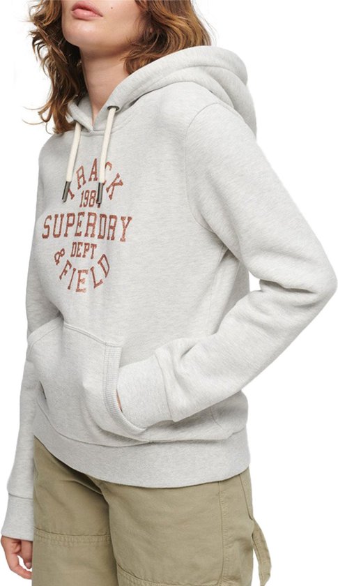 Superdry College Scripted Graphic Hood Pull Femme - Glacier Grey Marl -  Taille M | bol