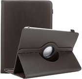 Cadorabo Tablet Hoesje geschikt voor Alcatel 1T (10 inch) in BRUIN - 360 graden beschermhoes van imitatieleer met standfunctie en elastische band