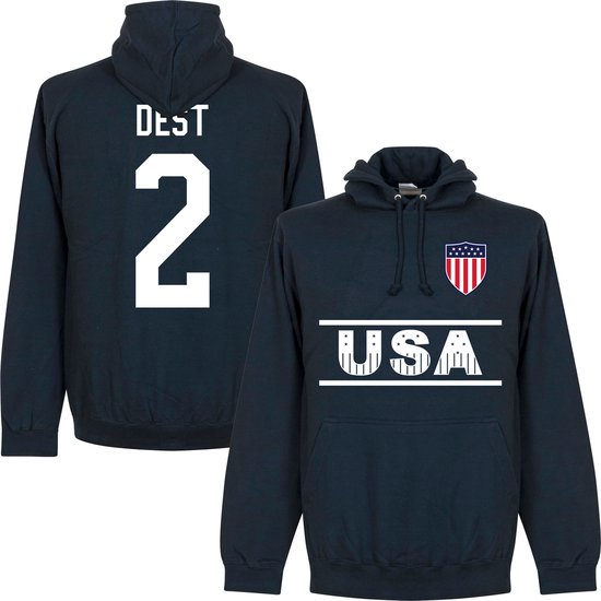 Verenigde Staten Team Dest 2 Hoodie - Navy - XL