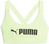 Puma Mid Impact Fit Sport-bh Groen S Vrouw