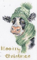 Bothy Threads Broderie de Noël Hannah Dale Moo-rry (paquet) XMAS67
