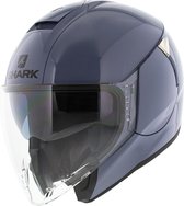 Shark Citycruiser Jethelm glans nardo grijs XS - Motorhelm Brommer helm