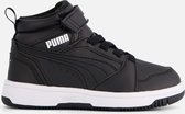 Puma Rebound v6 Mid Sneakers zwart Imitatieleer - Maat 35