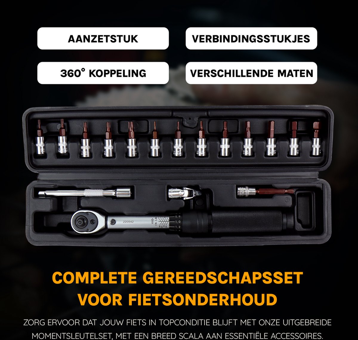 IMLI Momentsleutel fietsgereedschap voor de fiets momentsleutel fiets