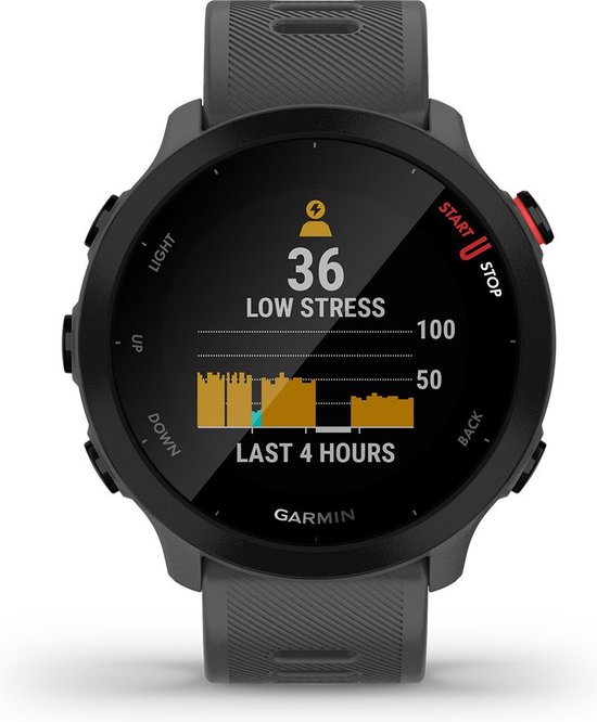 Garmin Forerunner 55 - Sporthorloge met GPS Tracker - Geschikt voor Hardlopen - 42mm - Monterra Grey - Garmin