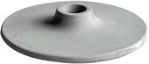 Leeff kandelaar Calvin grijs - cement - 14,2x2,6cm