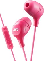 JVC HA-FX38M-P JVC Marshmallow Remote In-Ear Stereo Headphone Pink