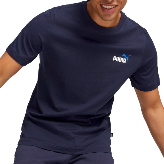 Puma Essentials+ 2 Small Logo T-shirt Mannen - Maat S