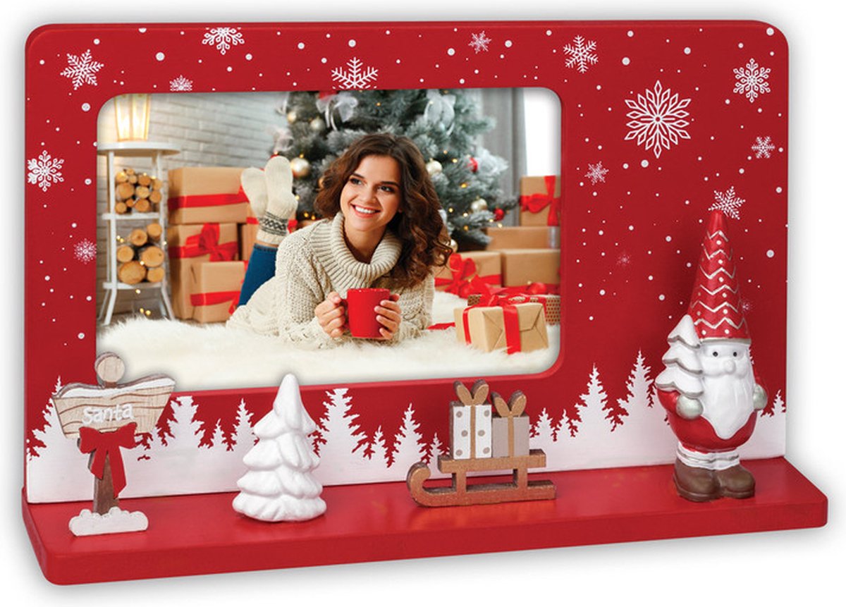 ZEP - Hout Kerst Fotolijst Pepper voor foto formaat 10x15 - LS9964