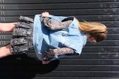 Rellix Skirt Zebra Meisjes - Korte rok - Zwart - Maat 176