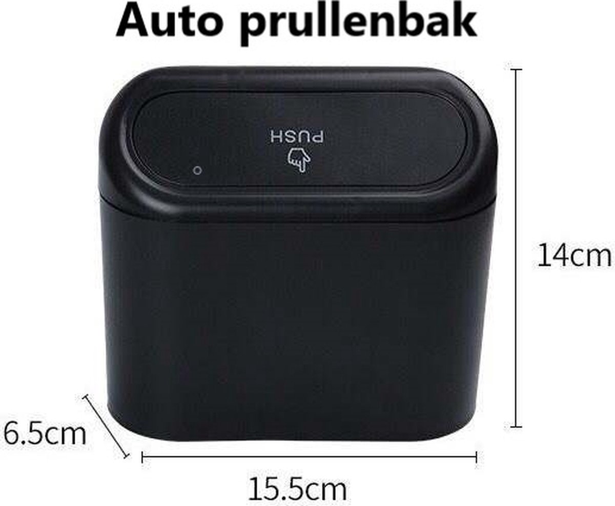 Auto Prullenbak incl. één vuilniszak - Vuilnisbak - Auto prullenbak met plastic zakje