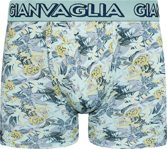 Boxershort Heren | 10 Pack | Katoen | Maat M | Oceaan Mix Print | Ondergoed Heren | Onderbroeken Heren