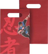 Boland - 10 papieren feestzakjes Ninja - Superhelden - Superhelden
