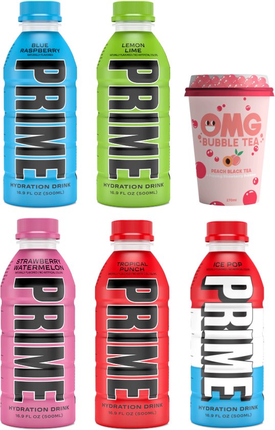 Prime Drink - Hydration - Proefpakket - Ice Pop - Tropical Punch ...