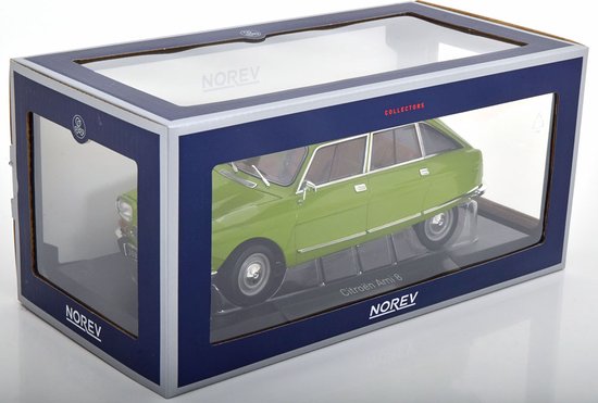 NOREV 1:18 – CITROËN Ami Super 1974 – Meije White – Miniature Collection Neuve Sous Boîte