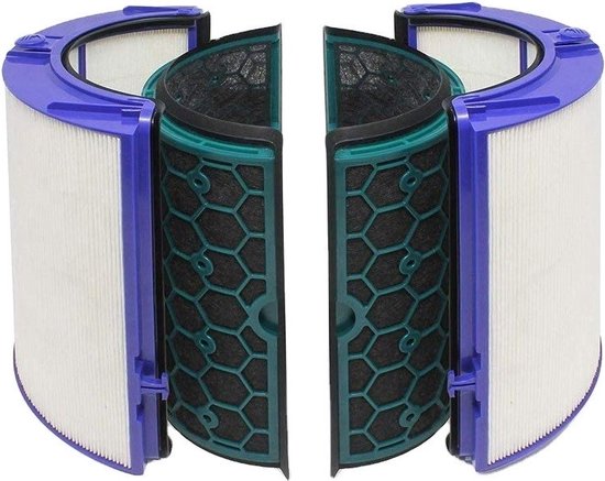 AllSpares Combi 360° HEPA-filter voor Luchtreinigers geschikt voor Dyson HP04 / TP04 / DP04 (215x210mm)
