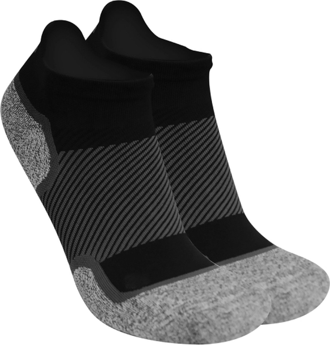 OS1st WP4 wellness performance compressie sneakersokken maat XL (49-52) – zwart – gevoelige voeten – neuropathie – diabetes – oedeem – naadloos – ademend – lichte compressie
