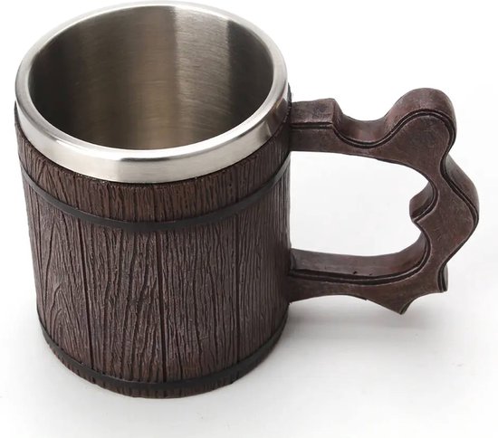 Chope De Bière En Céramique Allemande Représentant Rothenburg - Label