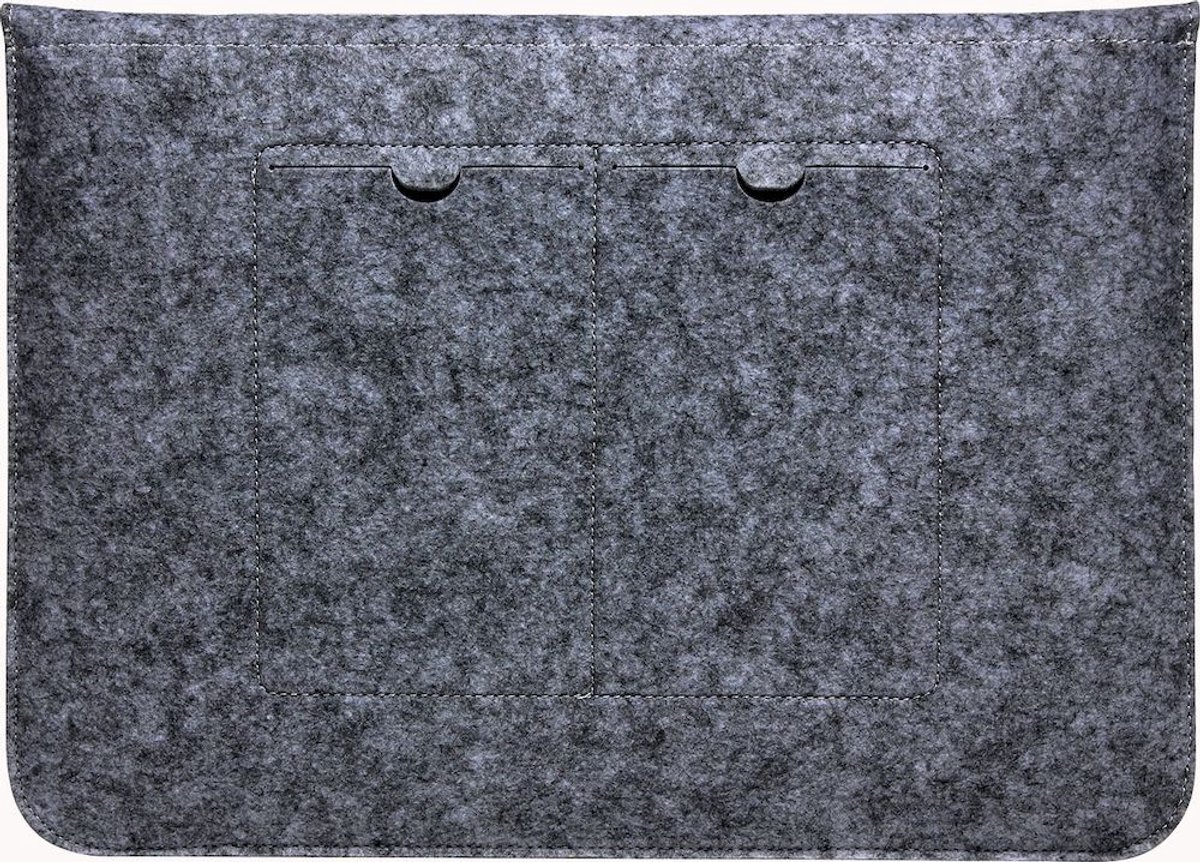 Mobigear Laptophoes geschikt voor Vilt Laptop | Mobigear Envelope Sleeve (max 20 cm x 31 cm) Laptop hoes - Zwart