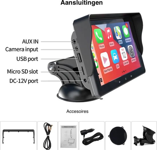 GPS Navigatie, Auto Navigator 9in Touchscreen Universele 220V 256MB 8GB voor CE 6.0 voor Vrachtwagen voor Auto voor Vrachtwagen