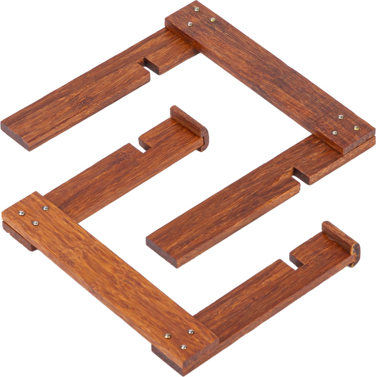 QUVIO Klein Boekenstandaard - Boekenhouder - Kookboek standaard - Leesstandaard - Book holder - Kookboekstandaard - Boekhouder - Tablet houder - Hout - Donkerbruin - Klein - Geschikt voor boeken tot A5 formaat of tablet — cadeau in Kookcadeaus - foto 2
