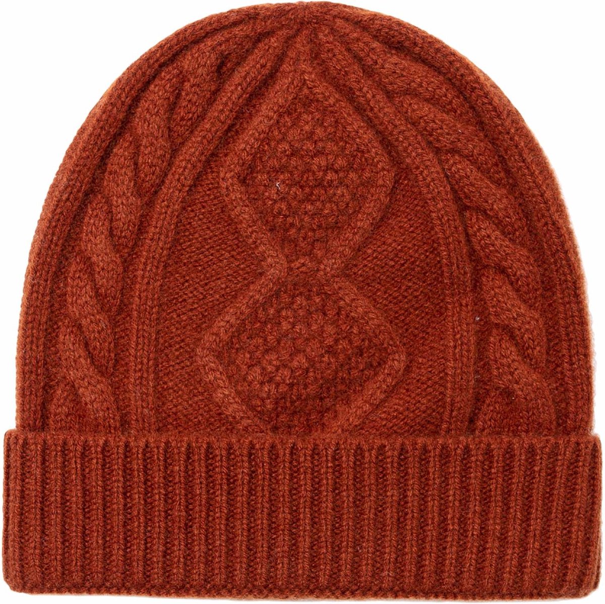 Su.B.dgn Muts- Muts Heren- Muts Dames - Beanie - 100% Wollen - Ski Muts - Unisex - Wintermuts - One Size - Oranje