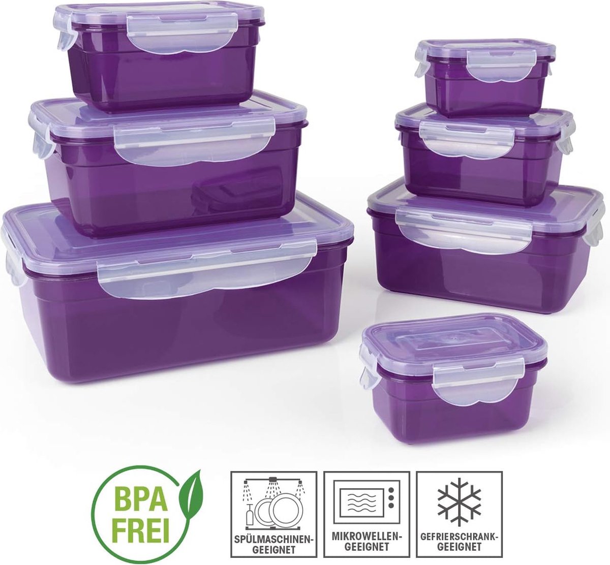 Opal Glas 473ml Ontbijtkommen Soep Bowl Set van 4, 6 inch