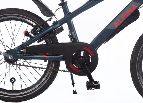 Alpina Trial Jongensfiets - 22 inch - Dark Petrol Matt - Crossfiets/Mountainbike - Blauw van Alpina — afbeelding 4
