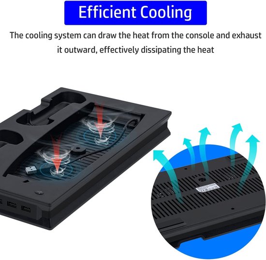 Wigearss PS5 Slim standaard met dubbele controller-oplader, PS5-controller, laadstation met RGB-licht voor PS5 Slim DE/UHD, niet voor PS5/PS5 Pro