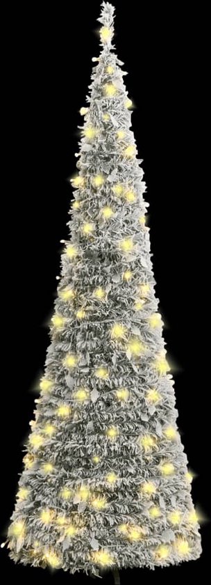 Kunstkerstboom pop-up met sneeuw 100 LED's 150 cm kopen