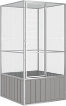 The Living Store Vogelkooi - Grote - knusse plek voor veilig vliegen en spelen - Stevig gegalvaniseerd frame - Afsluitbare deur - Ventilerend ontwerp - Met montagehandleiding