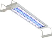 The Living Store Aquariumlamp - LED - 50-60 cm - blauw en wit - energiezuinig - aluminiumlegering