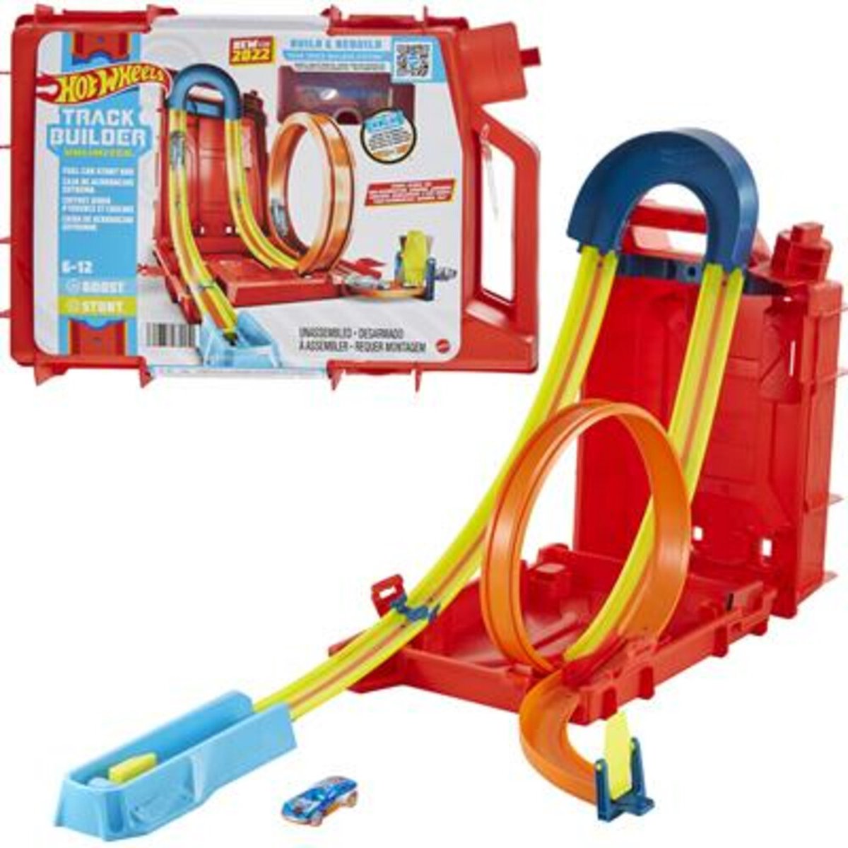 Bol.com Hot Wheels Track Builder - Unlimited Brandstoftank stuntpakket aanbieding