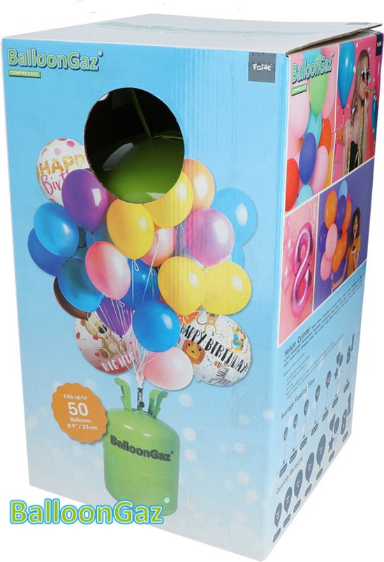 Heliumtank - 50 Ballonnen - Balloon Gaz