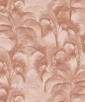 IXXI Tropical Palm Leaves - terra - Wanddecoratie - Bloemen en Planten - 100 x 120 cm