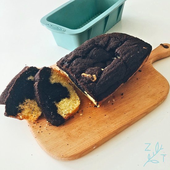 Silicone cakevorm rechthoekig – 25x12 cm – anti-aanbak – ideaal voor cake, bananenbrood, taart, brownies en desserts – flexibel, hittebestendig en pastel roze van kleur