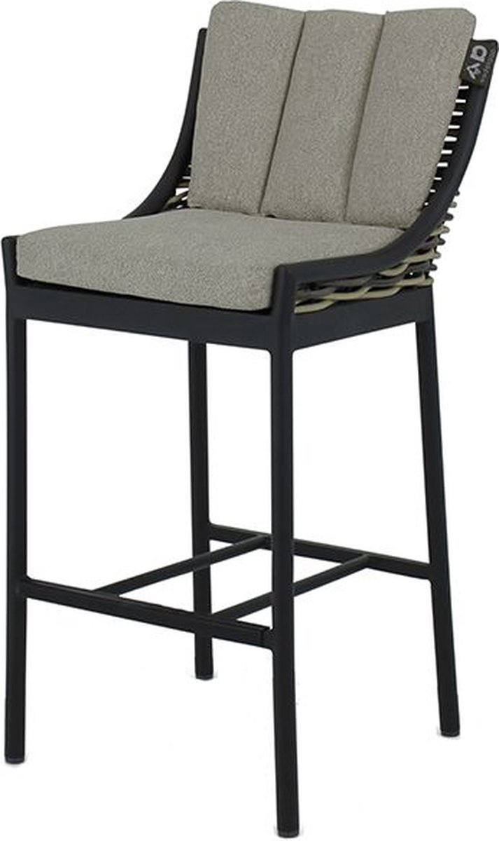Apple Bee Milou Bar Stool - Black Aluminium