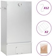 Bol.com vidaXL BBQ-rookoven met houtsnippers 445x29x83 cm staal aanbieding