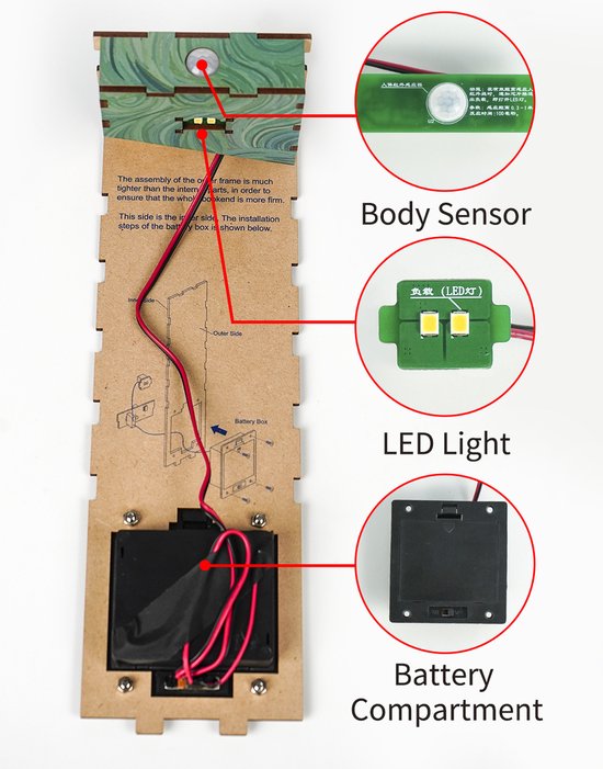 Tonecheer Book Nook : Voyagez avec le vent | Casse-tête 3D en bois | Éclairé | Capteur | Maison miniature DIY | TQ126