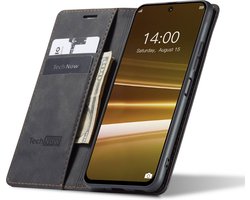 Hoesje geschikt voor HTC U23 Pro - Book Case Leer Slimline Zwart