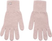 Calvin Klein Re-Lock Knit Gloves Dames Handschoenen - Wol - One Size - Roze