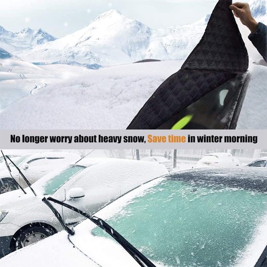 Couverture de pare-brise de voiture magnétique Ice Frost Shield Snow  Protector Sun Shade Winter