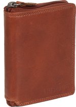 Mustang® Udine leren portemonnee bruin 9,5x3x12,5cm