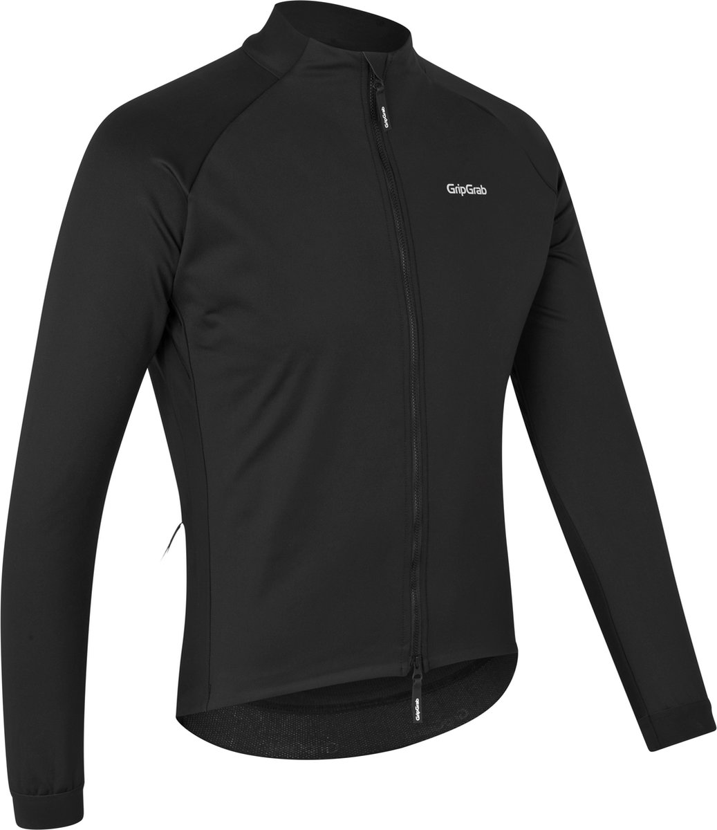GripGrab - PACR Winter Fietsjack Winddichte Wielrennen Winterjack Thermo Softshell Jacket - Zwart - Heren - Maat M
