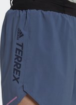 adidas TERREX Terrex Agravic Short - Heren - Blauw- XL - 18cm