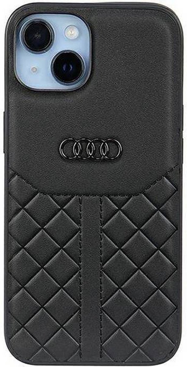 Audi Genuine Leather Back Case - Geschikt voor Apple iPhone 13 (6.1