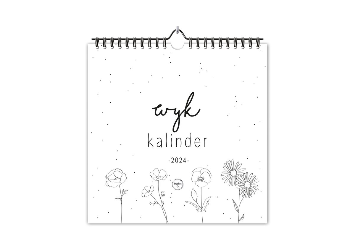 Friese weekkalender 2024 - Krúskes